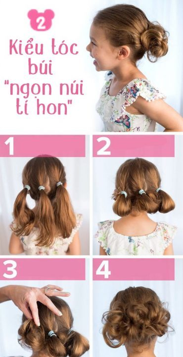 Top 10 kiểu tóc đẹp cho bé gái đơn giản tại nhà - Sankid Studio