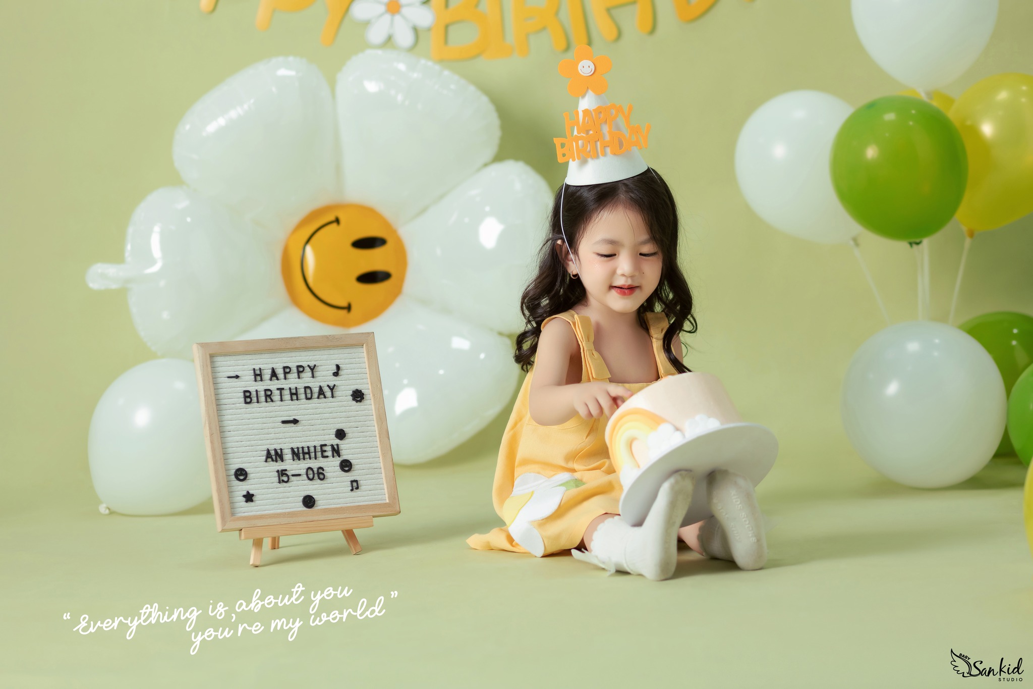 Concept chụp ảnh sinh nhật cho bé gái 3 tuổi