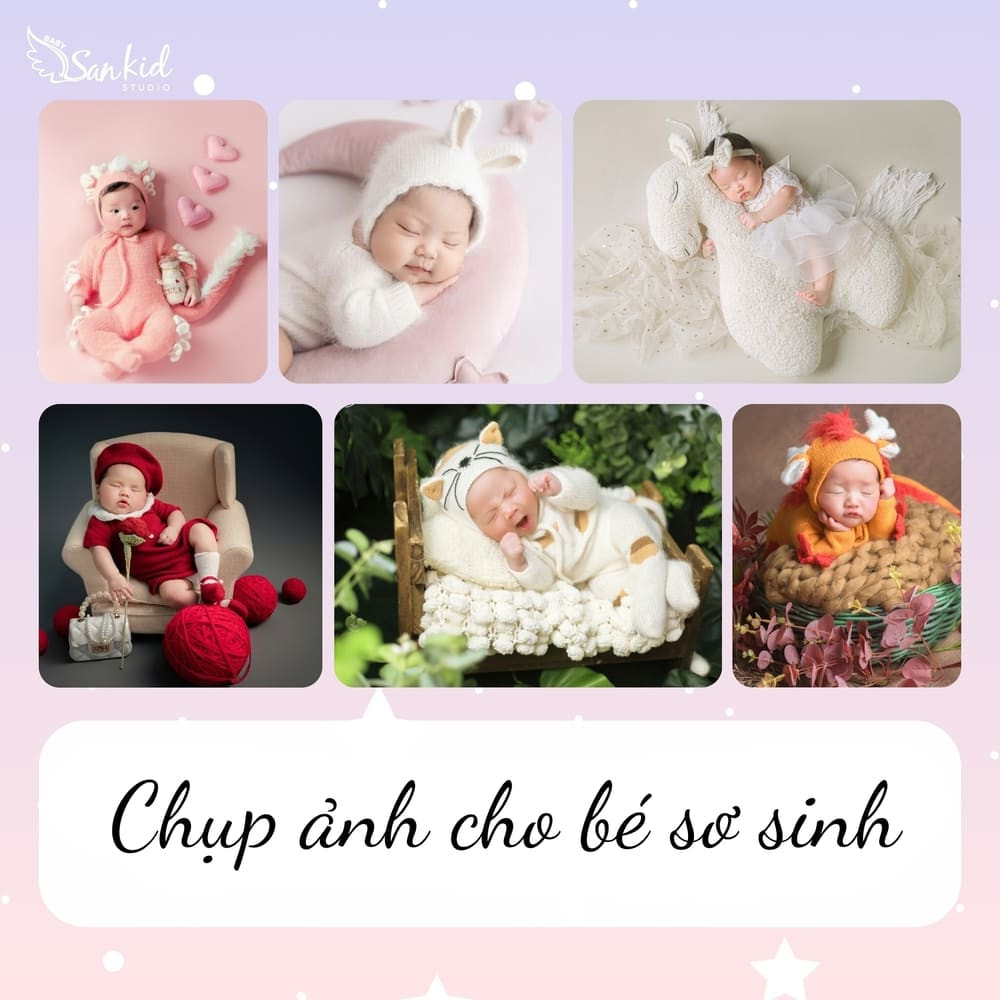 Hình ảnh các bé sơ sinh dễ thương tại Sankid