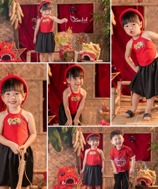 Bộ ảnh Trung Thu do ekip Sankid thực hiện trong studio