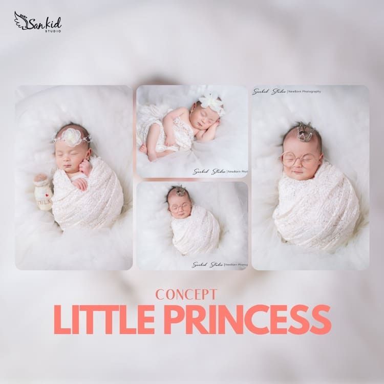 concept newborn little princess