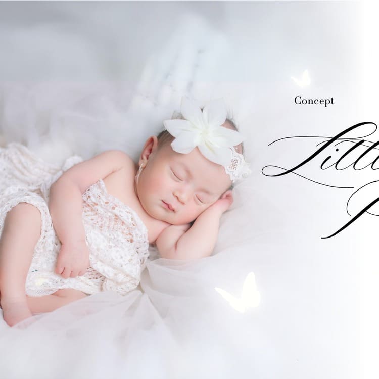 concept newborn little princess