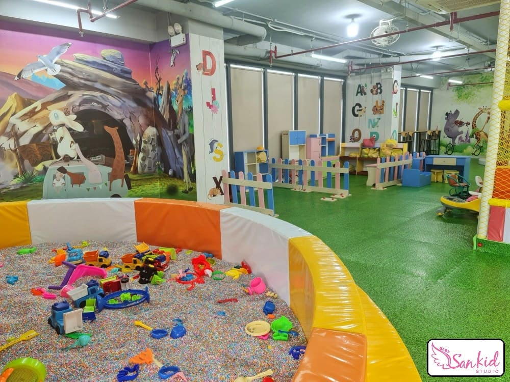 Các bé tha hồ vui chơi với vô vàn trò chơi sáng tạo tại GoGo Kids Cafe