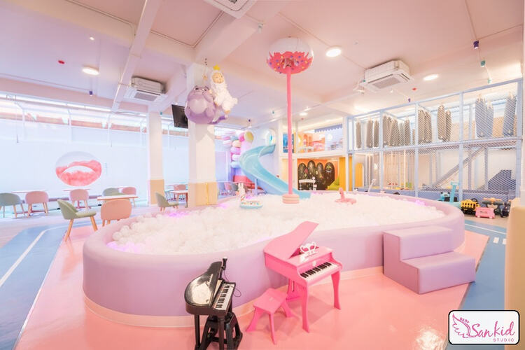 Kawaii Family & Kids Cafe với lối thiết kế theo phong cách Nhật Bản và hơn 100 trò chơi đa dạng cho trẻ